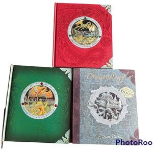 Lot of 3 Ology Books- Dragonology, Monsterology, Frost dragon